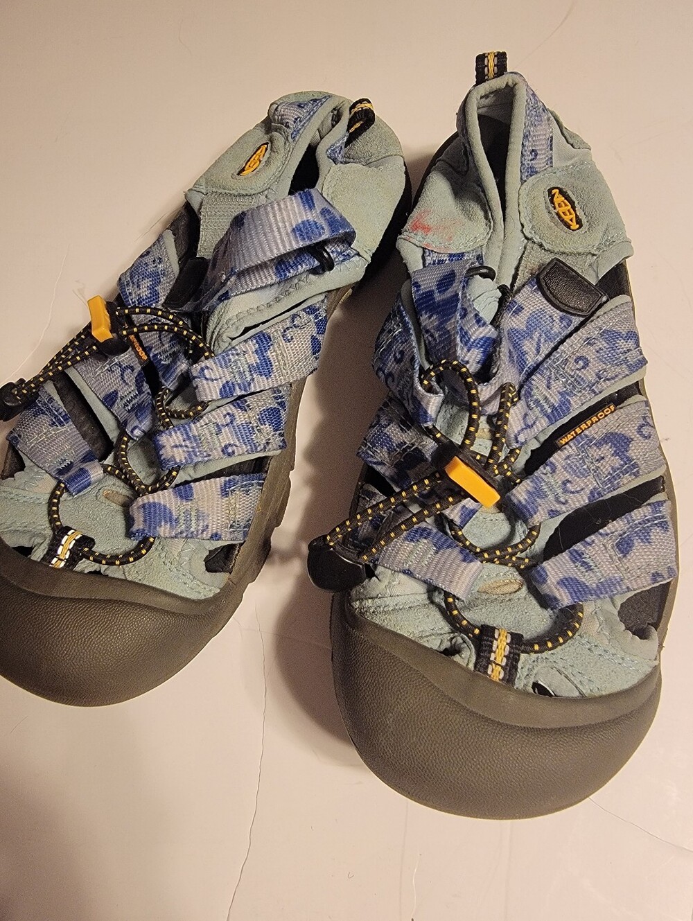 Keen Newport Shoes Floral Blue